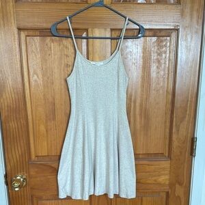 Forever 21 cream Spaghetti Strap Mini Sundress